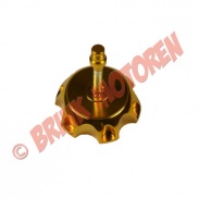Pitbike/dirtbike 4 takt - Pitbike Dirtbike tankdop metaal geel - 1669 (1-1-2-4)